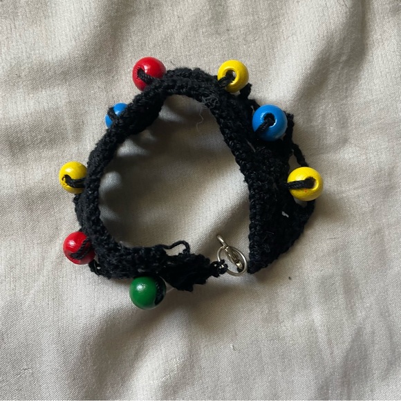 Handmade Crochet, Beaded Bracelet - Picture 3 of 3